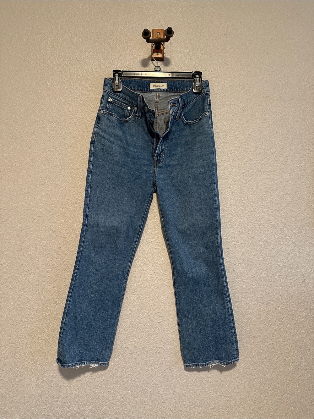 Madewell The Perfect Vintage Flare Crop Jean Size 27